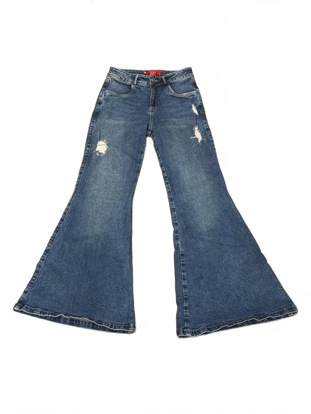 Stop Jeans Denim Flared Vaquero High Rise Womens 6 XS Western Colombian Fall